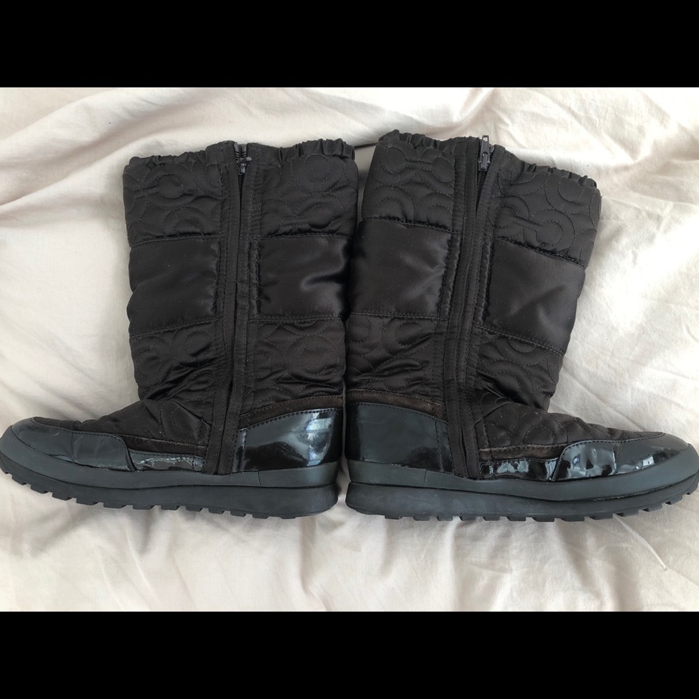 Brown Coach Drexel Boots - Picture 2 of 4